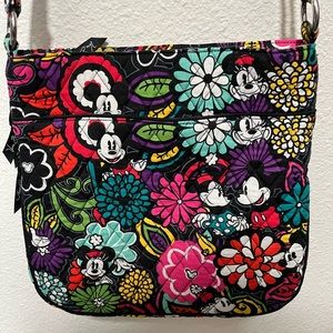 LIKE NEW Super Cute DISNEY Vera Bradley crossbody BOHO purse VIBRANT COLORS